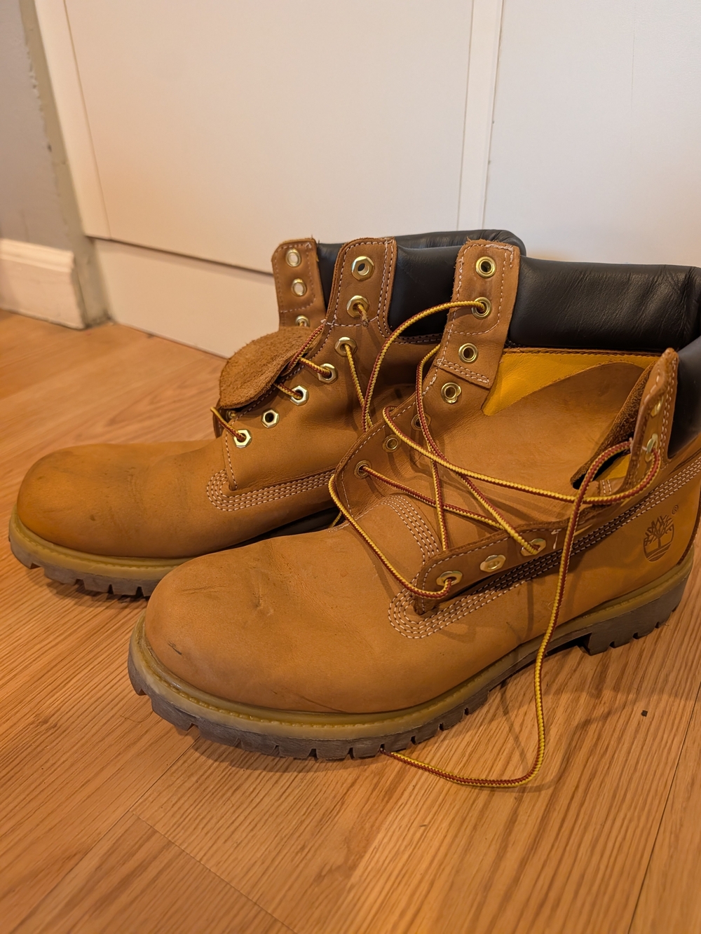 Timberland Men’s Wheat/Nubuck Work Boots - Classic Tan